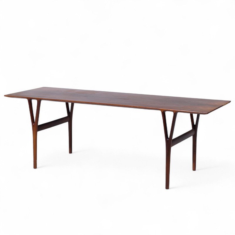 Peder Pedersen Dk for Helge Vestergaard Jensen Danish Rosewood Coffee Table gallery