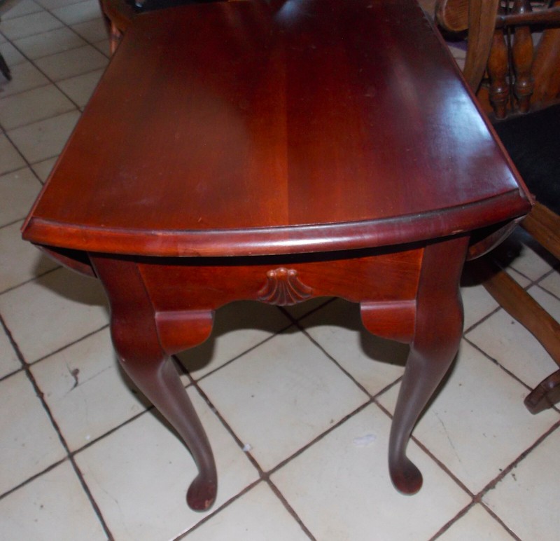 Solid Cherry Dropleaf End Table / Side Table (ET103)