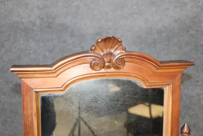 Antique Carved Victorian Marble Top Wash Stand gallery