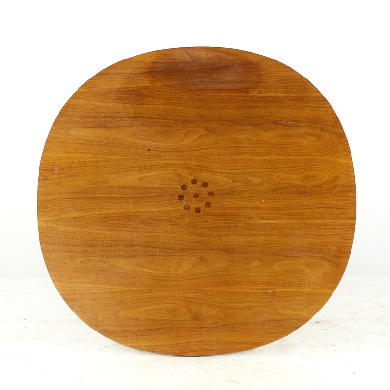 Kipp Stewart for Drexel Declaration Mid Century Walnut Dining Table gallery