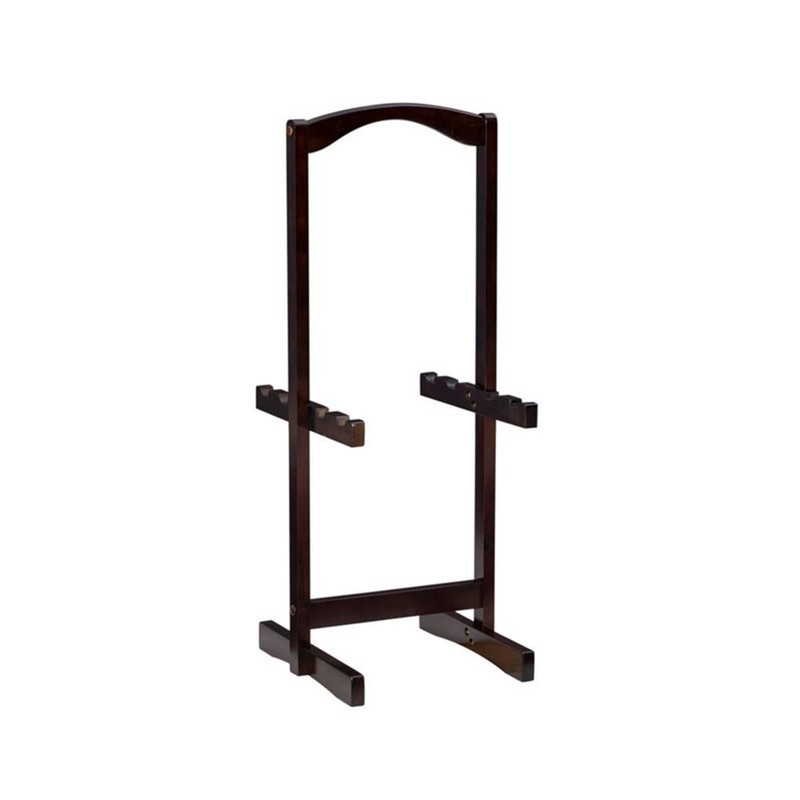 Bowery Hill Modern Wood Five Piece Tray Table Set in Espresso gallery