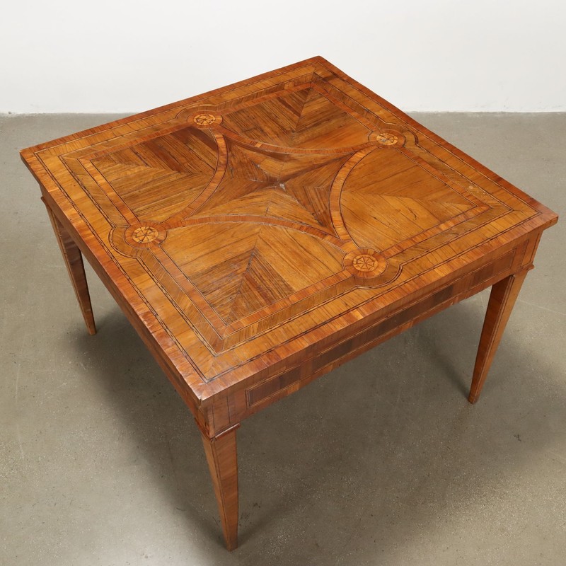 Antique Neo-Classical Table Inlays Decorations XVIII Century Original gallery