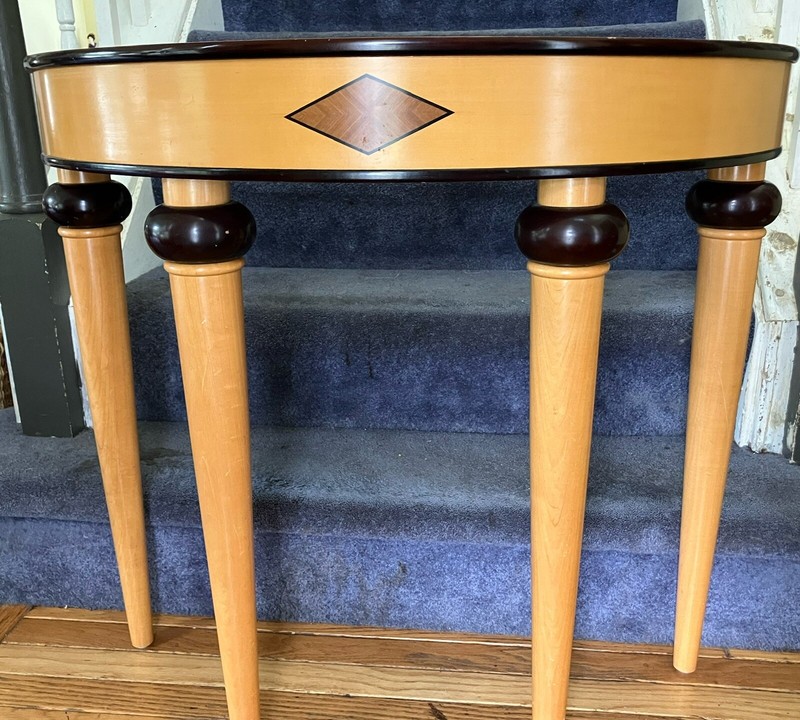 Art Deco Style Demi-Lune Console Table