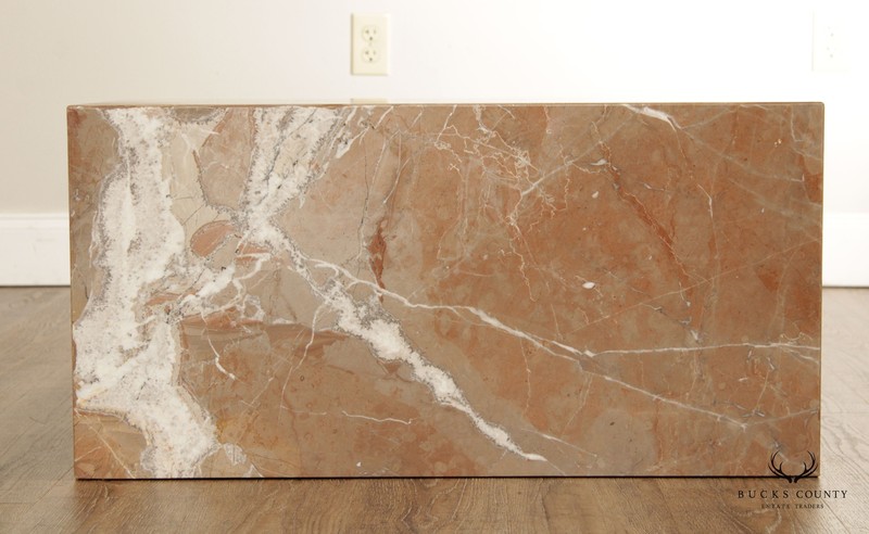 Contemporary Marble Block Coffee or Low Table gallery