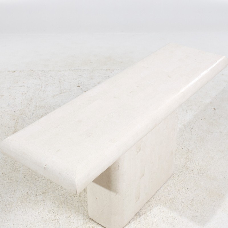 Postmodern Pedestal Console Table gallery