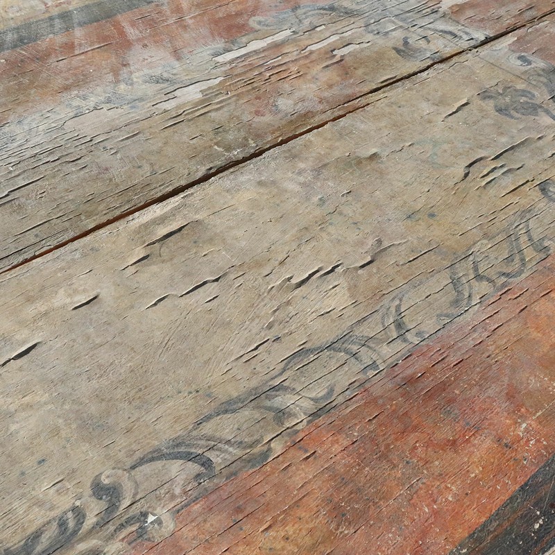 Antique French Henri II Painted Oak Library / Desk / Dining Table 19th century gallery