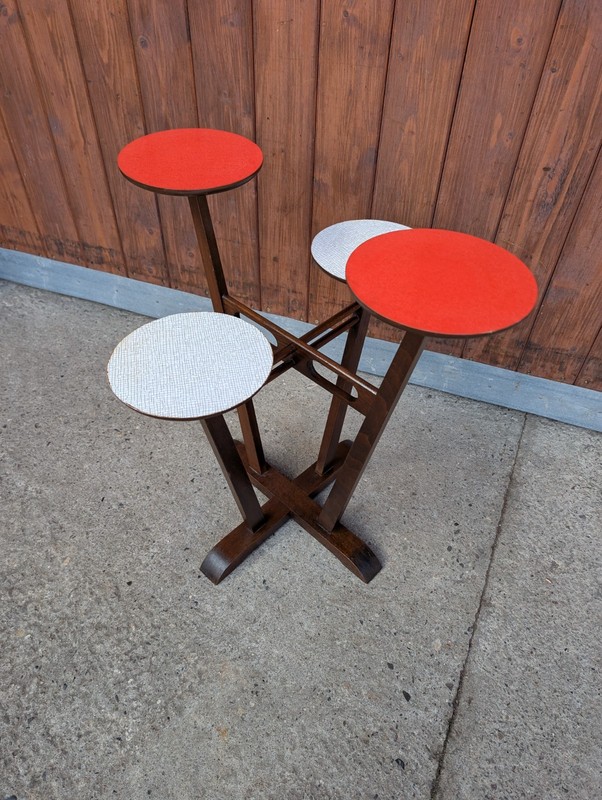 50s Vintage Flower Table 50er Blumentisch Rockabilly Floral Etagere 3, Original gallery