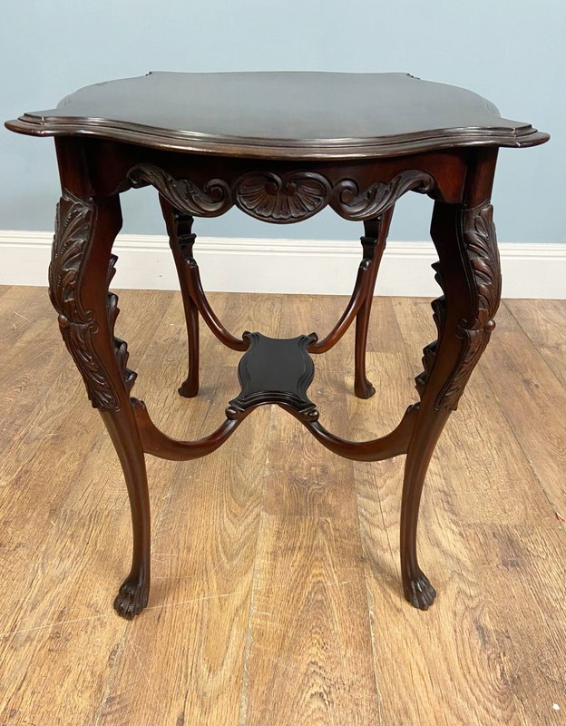 Edwardian Carved Side Table 1910 gallery