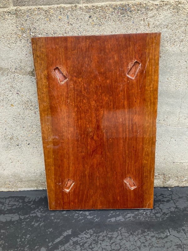 Vintage live edge Bubinga Tea table found in Japan 1960's gallery