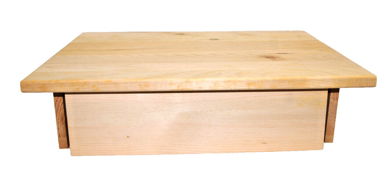 S.J. Bailey & Sons Mastercraft Unfinished Pine Wood Side Table Vintage New L2867 gallery