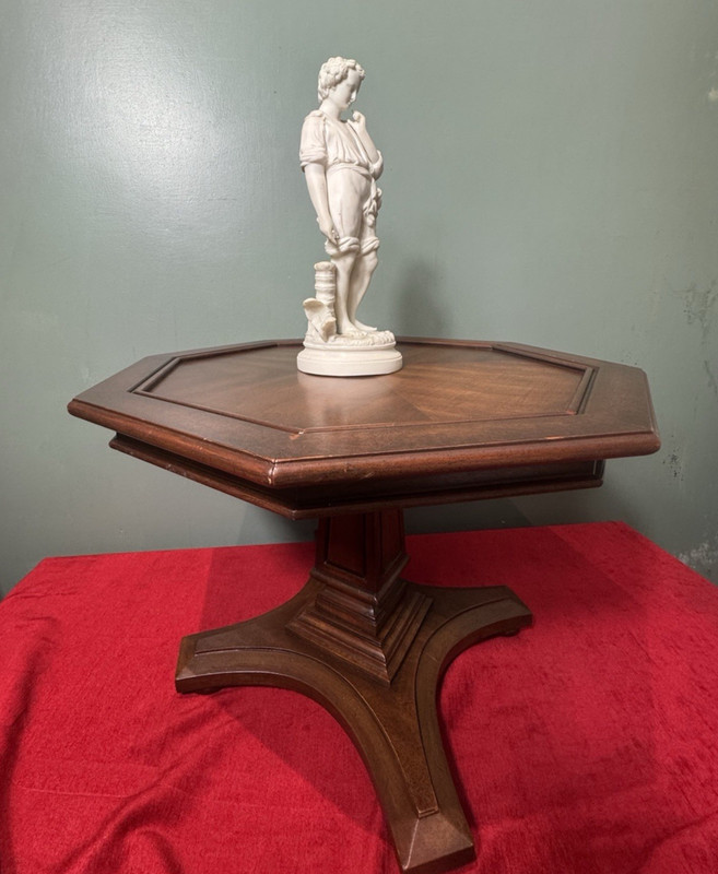 Art Deco Style Elmwood Hexagonal Coffee Table gallery