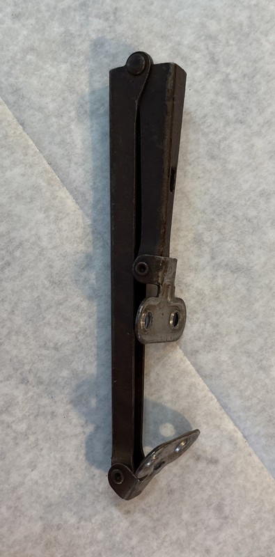 10 INCH VINTAGE DROP LEAF TABLE SUPPORTS, SPRING LOADED HINGE gallery