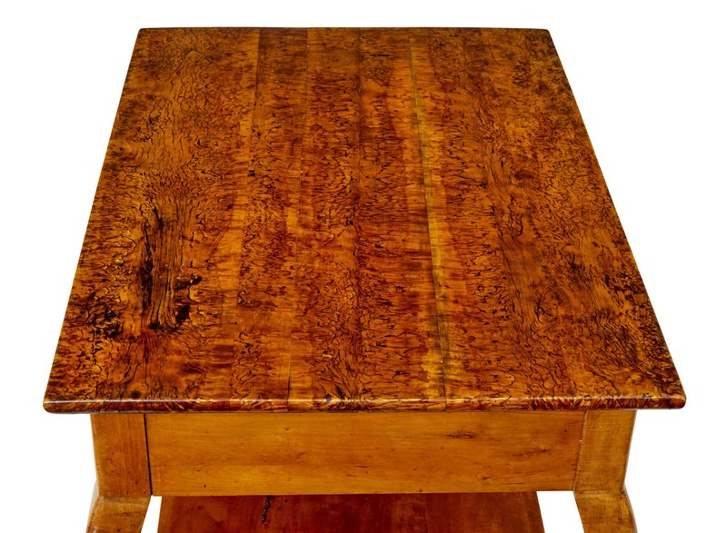19TH CENTURY FRUITWOOD AND ALDER OCCASIONAL TABLE gallery