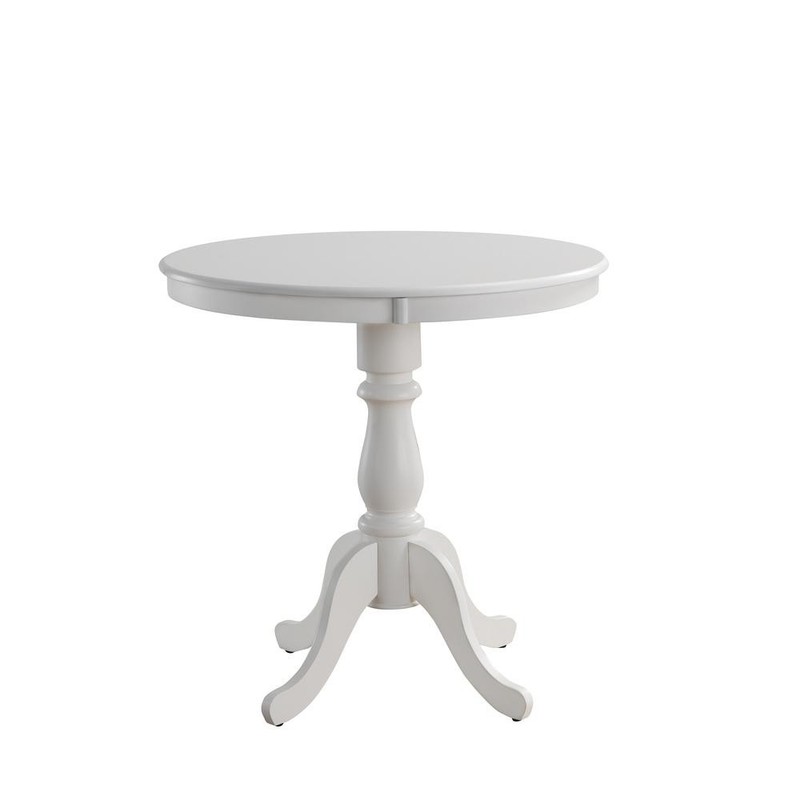 Fairview 36″ Round Pedestal Bar Table – White