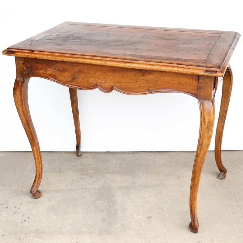 Antique French Louis XV Walnut Rectangular Center/ Side End Table c. 1770 gallery