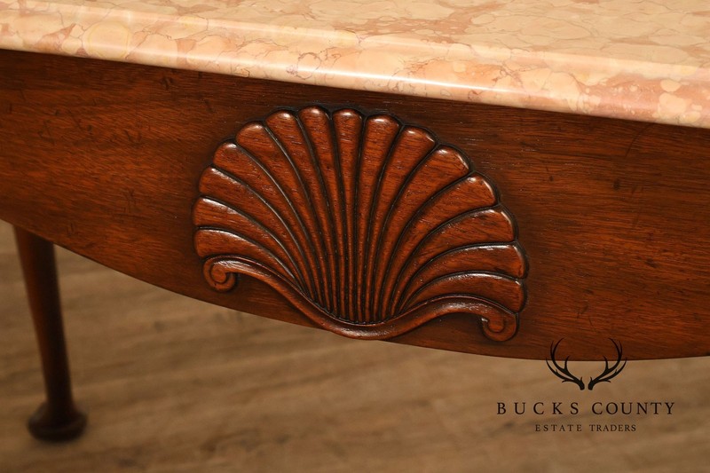Kittinger Colonial Williamsburg Marble Top Mahogany Server gallery