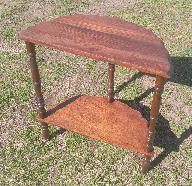 Mahogany Demilune Table / Entry Table (ET722) gallery