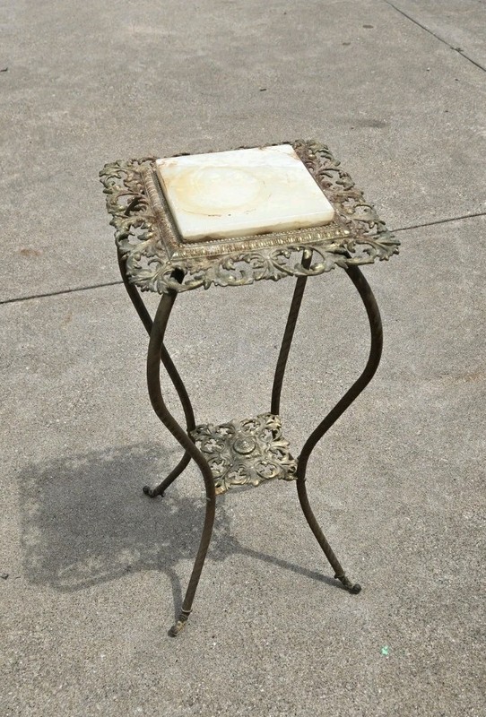 Antique Victorian Style Metal Flower Pot Stand