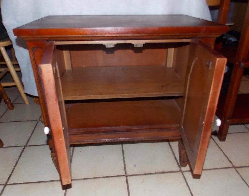 Walnut Cabinet / Nightstand / End Table by Drexel (ET691) (NS71) gallery