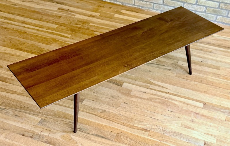 60" McCobb Design Planner Group Birch Wood Coffee Table Bench Vtg Mcm Winchendon gallery