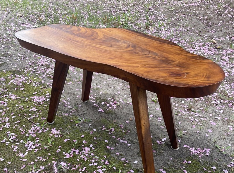 Vintage Hawaiian Koa Wood Coffee Table gallery