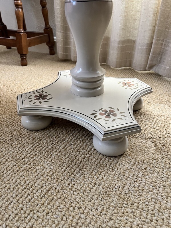 Ethan Allen Hitchcock White Square Pedestal End Tables. 1 for $150 or 2 for $250 gallery