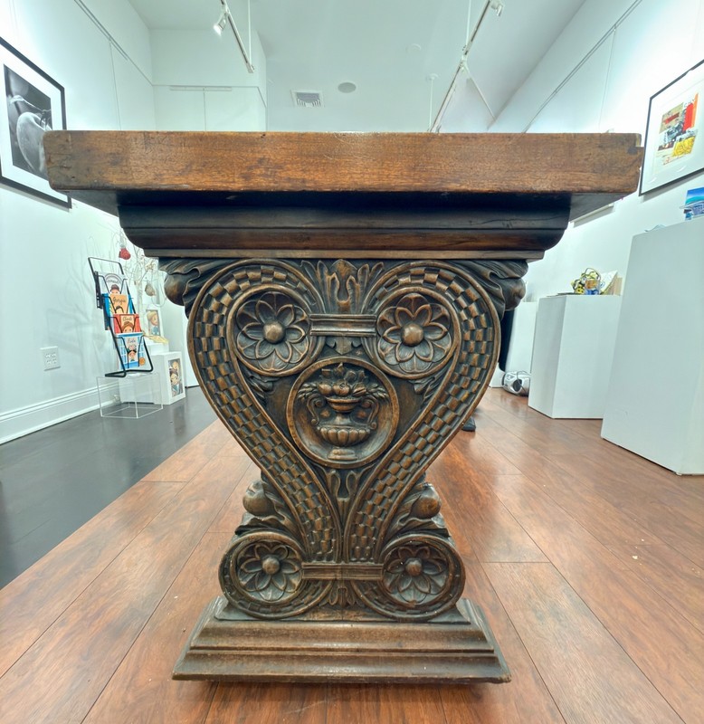 jacobean library table gallery