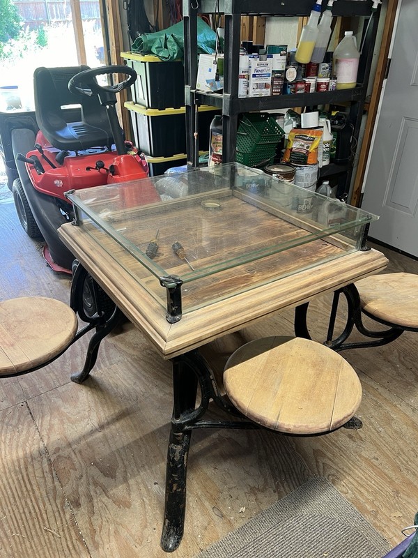 Ice Cream Parlor Display Table, c.1900