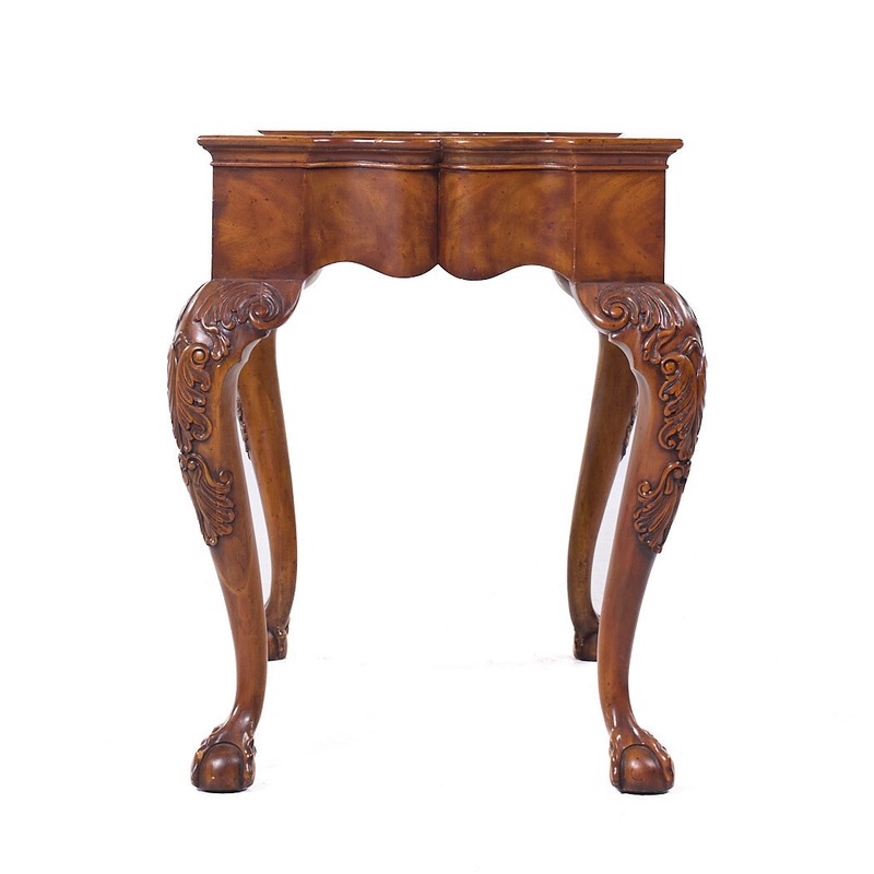 Maitland Smith Ball & Claw Chippendale Mahogany Tea End Table-Free Shipping gallery
