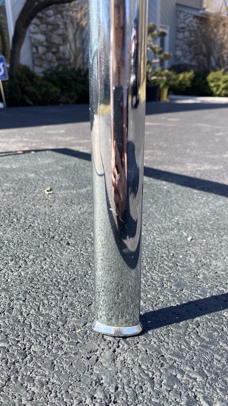 1970’s Milo Baughman Style Chrome Square Glass Coffee Table gallery