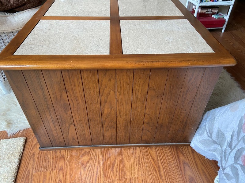 Mid-Century Side Table w/Original Tiles gallery