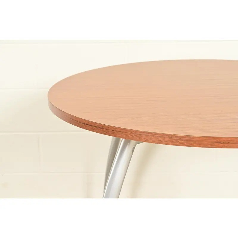 Herman Miller Style Modern Spider Leg Round Dining Table or Game Table gallery