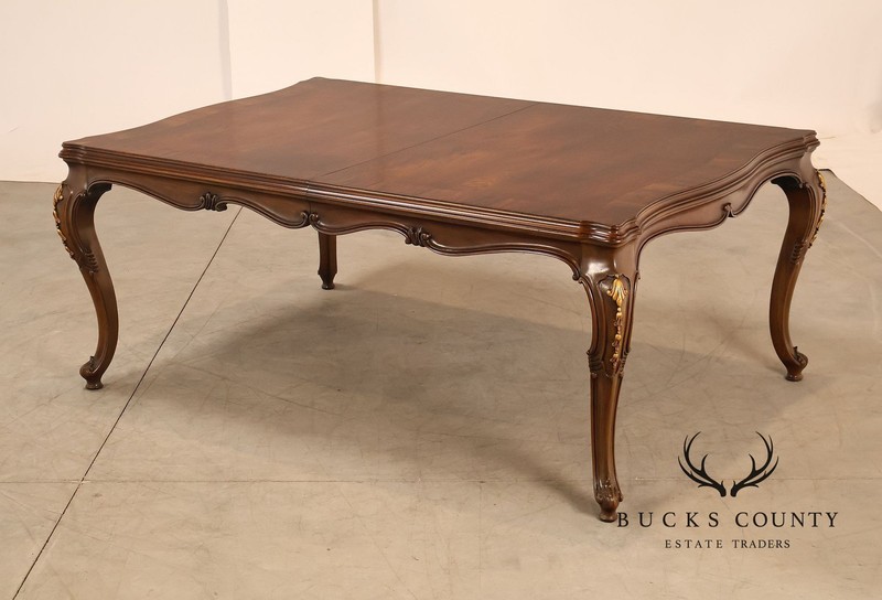Karges French Louis XV Style Walnut Expandable Dining Table gallery