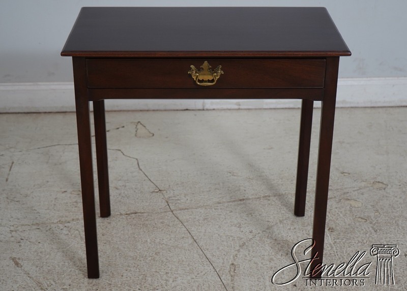 L65262EC: KITTINGER 1 Drawer Colonial Williamsburg WA-1014 Mahogany Entry Table gallery