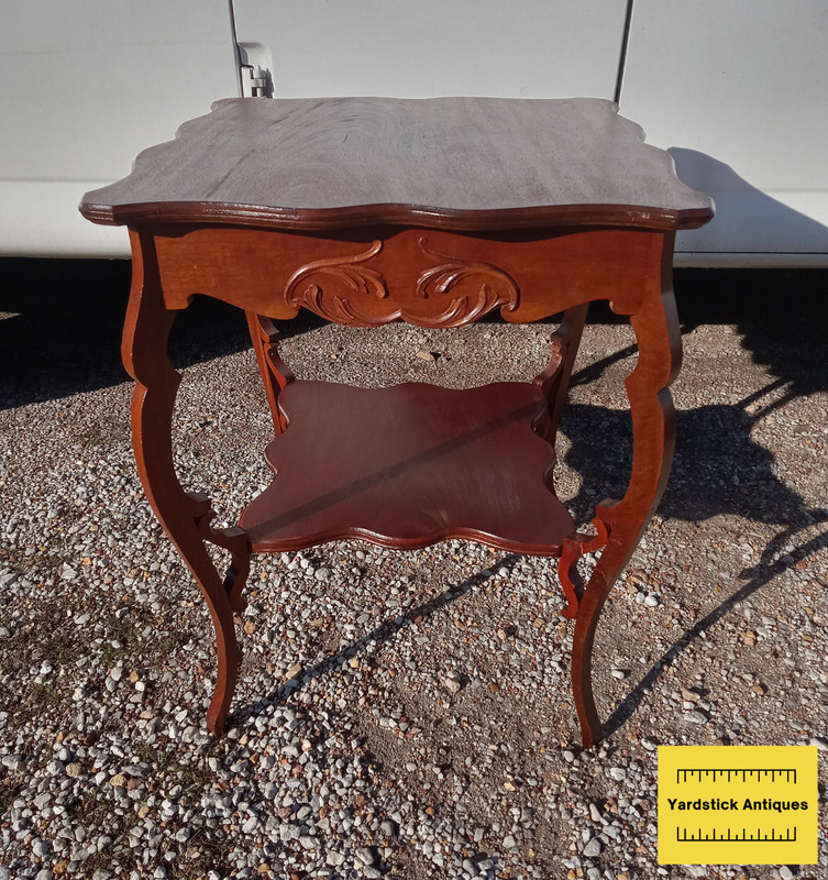 Mahogany Carved Center Table / Side Table (MST379) gallery
