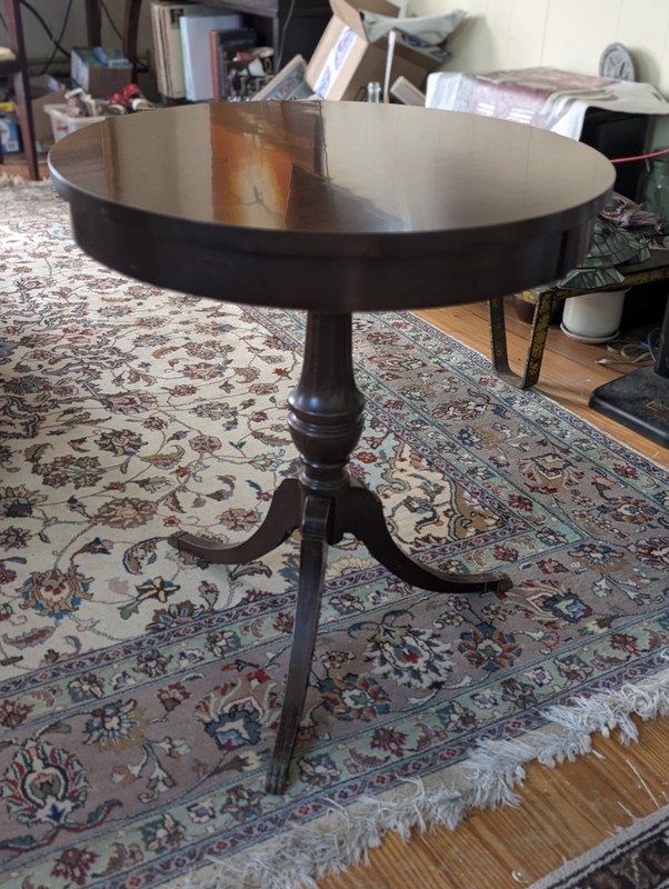 vintage mersman side table 25-4 Mahogany
