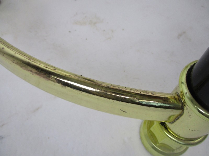 Two Side Coffee Wine End Tables Chrome Smoked Glass 80s Half Moon Vintage gallery