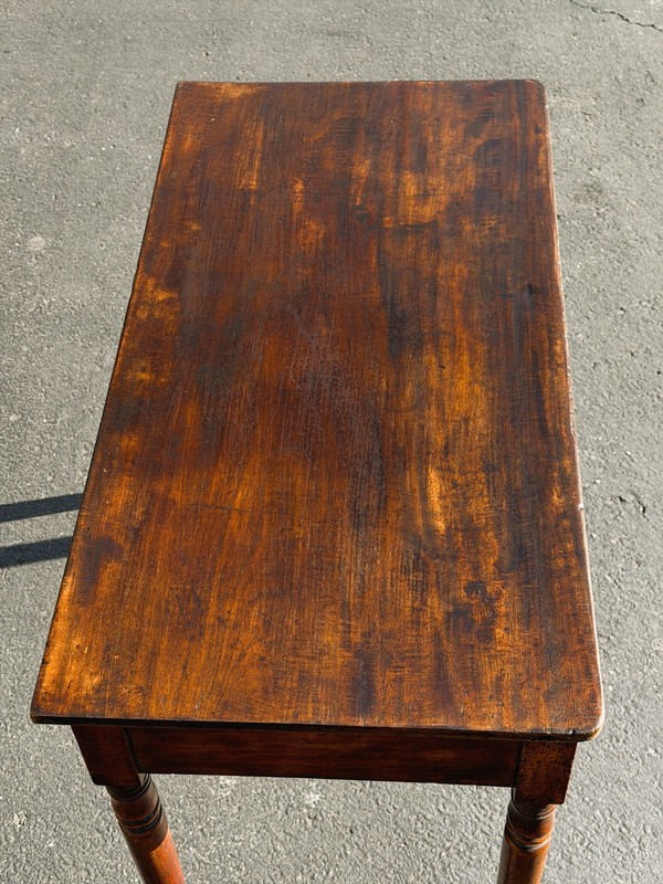 Early 19th Century George III Two-Drawer Side Table gallery