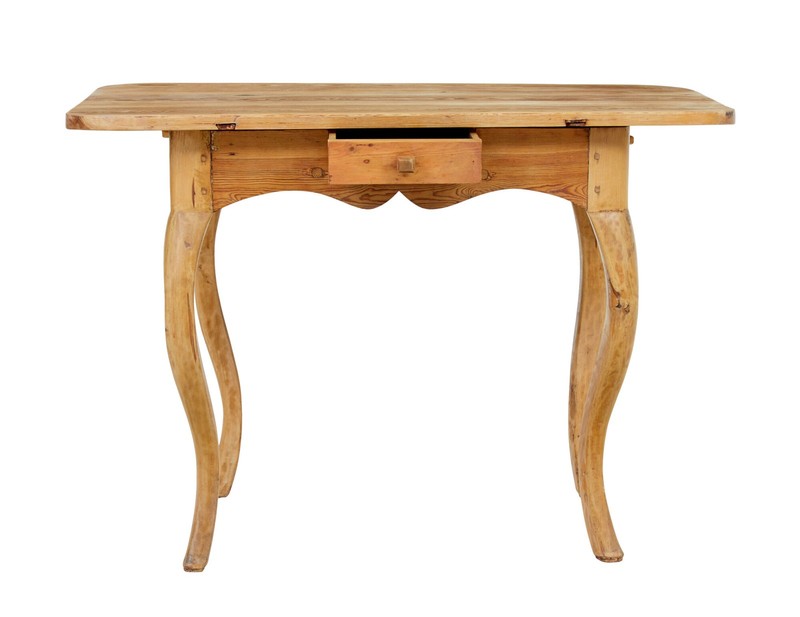 SWEDISH 19TH CENTURY ROCOCO REVIVAL SIDE TABLE gallery