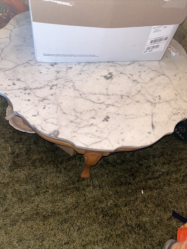 Hammary Marble Top 3 PC Coffee And End Table Set Vintage ANDERSON PICK UP ONLY gallery