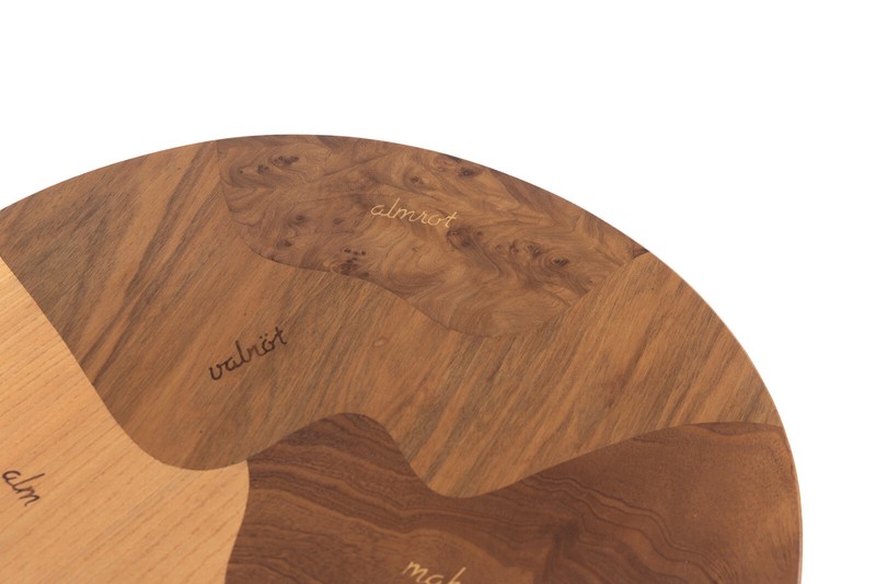 1950s Scandinavian Mid Century Marquetry Side Table gallery