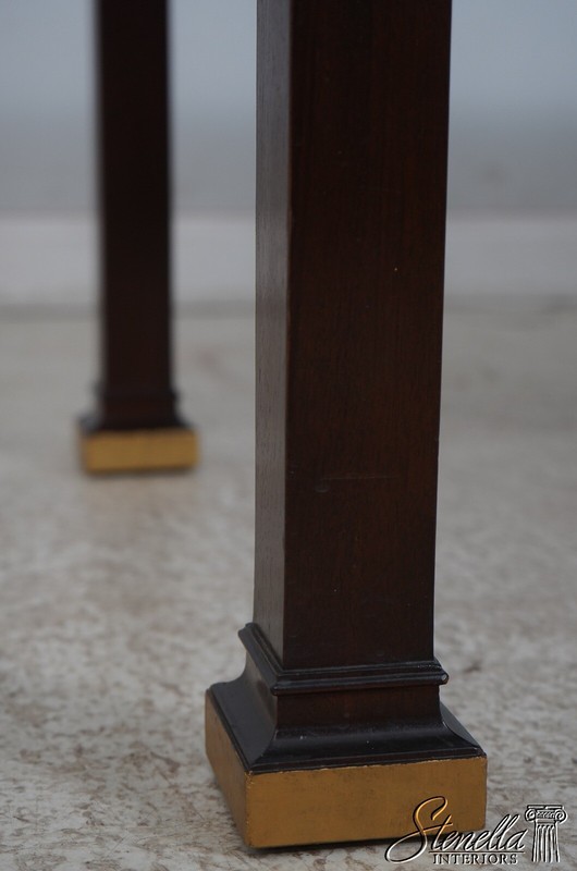 68148: BAKER Chippendale Large Mahogany Library Table gallery