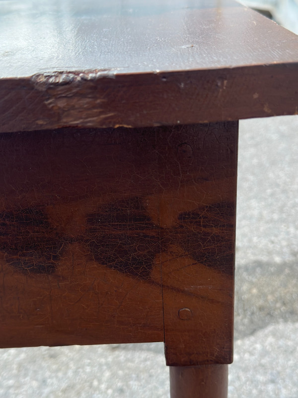 antique paint decorated farm table stand primitive folk art 1800s gallery
