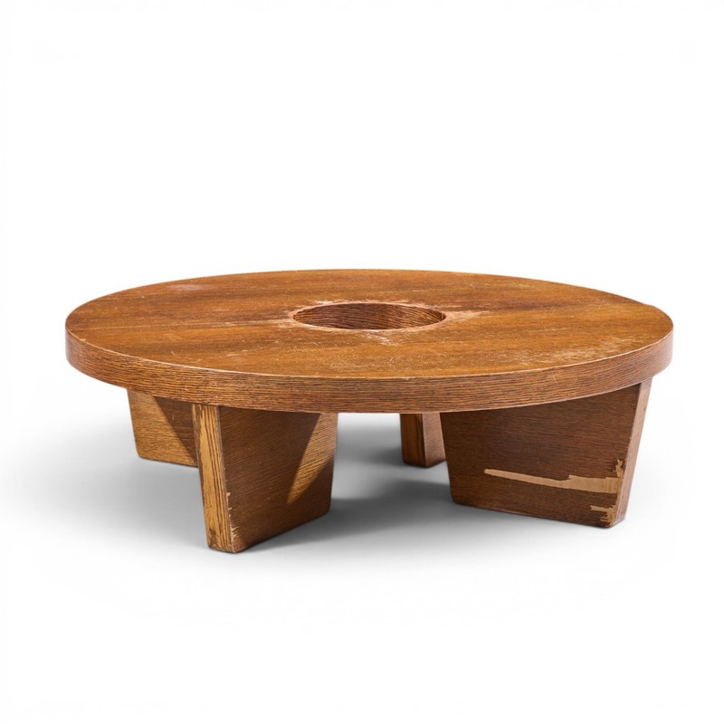Harvey Probber Nuclear Mid Century Mahogany Coffee Table