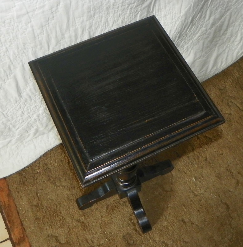 Pine Black Distressed Plant Stand (PS137) gallery