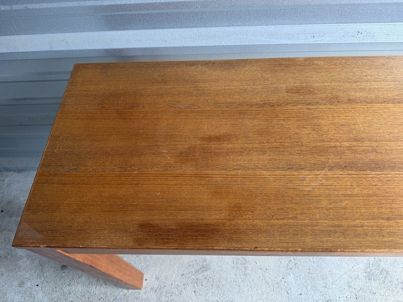 💙Rare Danish Modern Teak Coffee Table Trioh Made in Denmark Mid Century MCM gallery