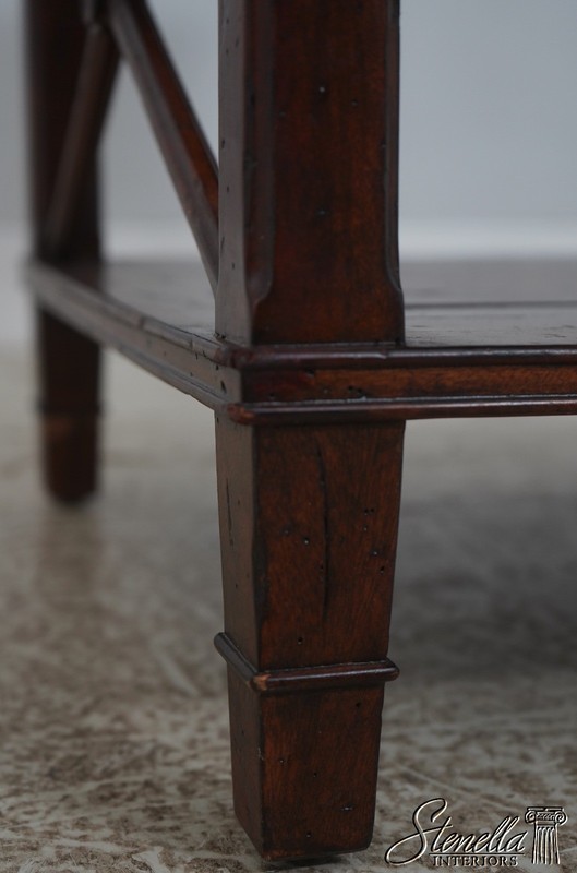 L72865: THEODORE ALEXANDER Oak Castle Bromwich 3 Tier Lamp Table gallery