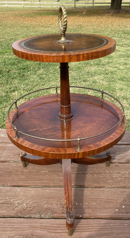 Heirloom Quality Round Weiman 2-Tier Table 435-7202