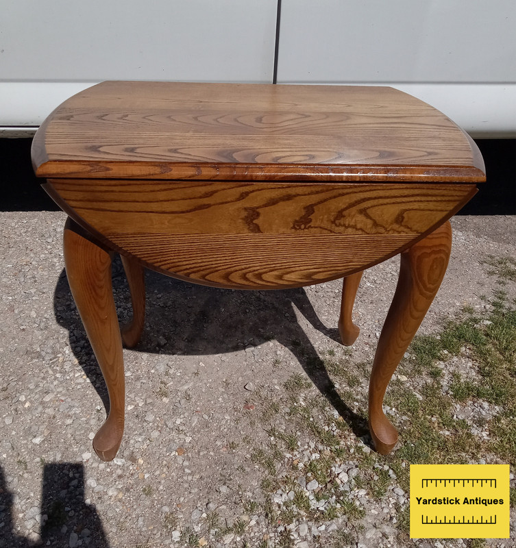 Oak Drop Leaf End Table / Side Table (ET205) gallery