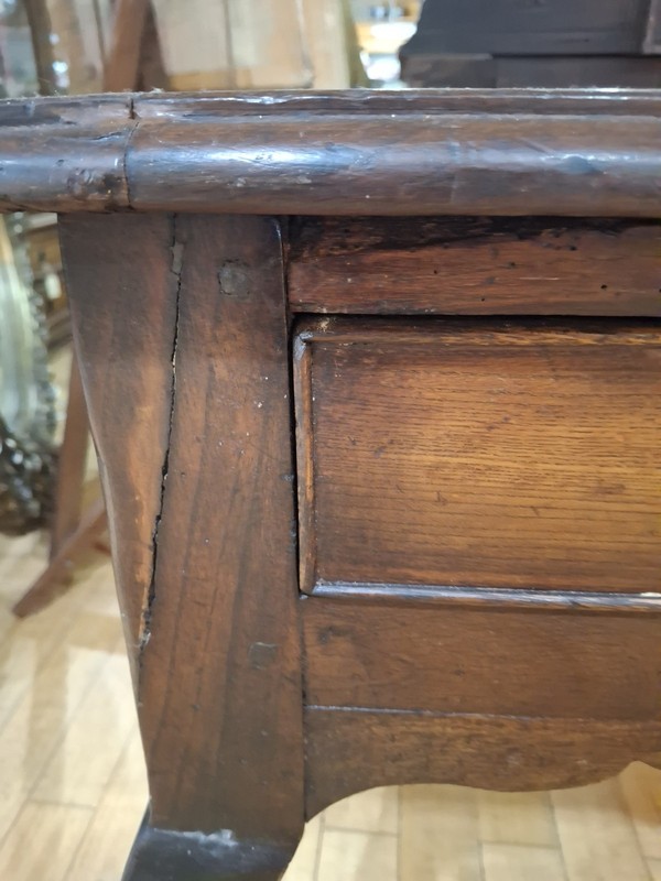 Antique 18th Century Style Tavern Table / Lowboy – Hand Pegged, Queen Anne Legs gallery